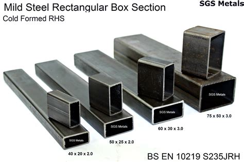 mild steel box section prices|rectangular box section steel sizes.